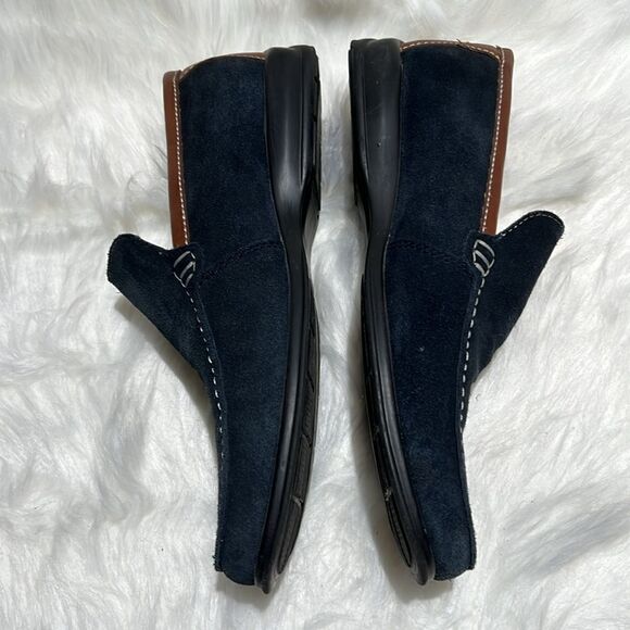 men’s army’s by DELFORS’S Navy blue suede loafers Size 8.5. B79 - Picture 6 of 11
